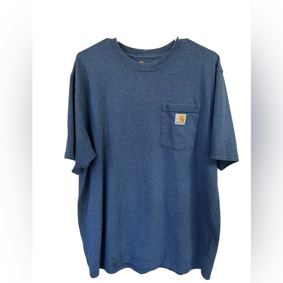 Carhartt Other - Men’s Carhartt navy t-shirt Large Tall western Yellowstone cowboy casual